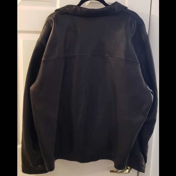 Eddie Bauer Lambskin Leather Bomber Jacket/Coat - Picture 2 of 6